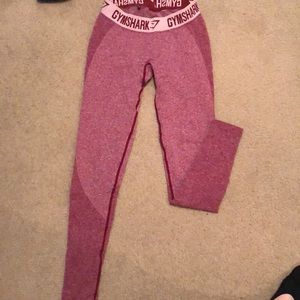 Pink gymshark leggings size medium